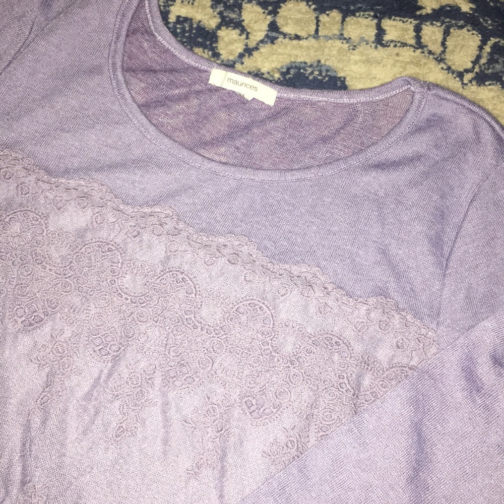 Maurices Lavender Top